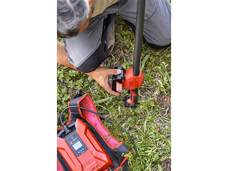 Scuotitore con batteria a zaino per raccolta olive BlueBird Olimpo 23-56