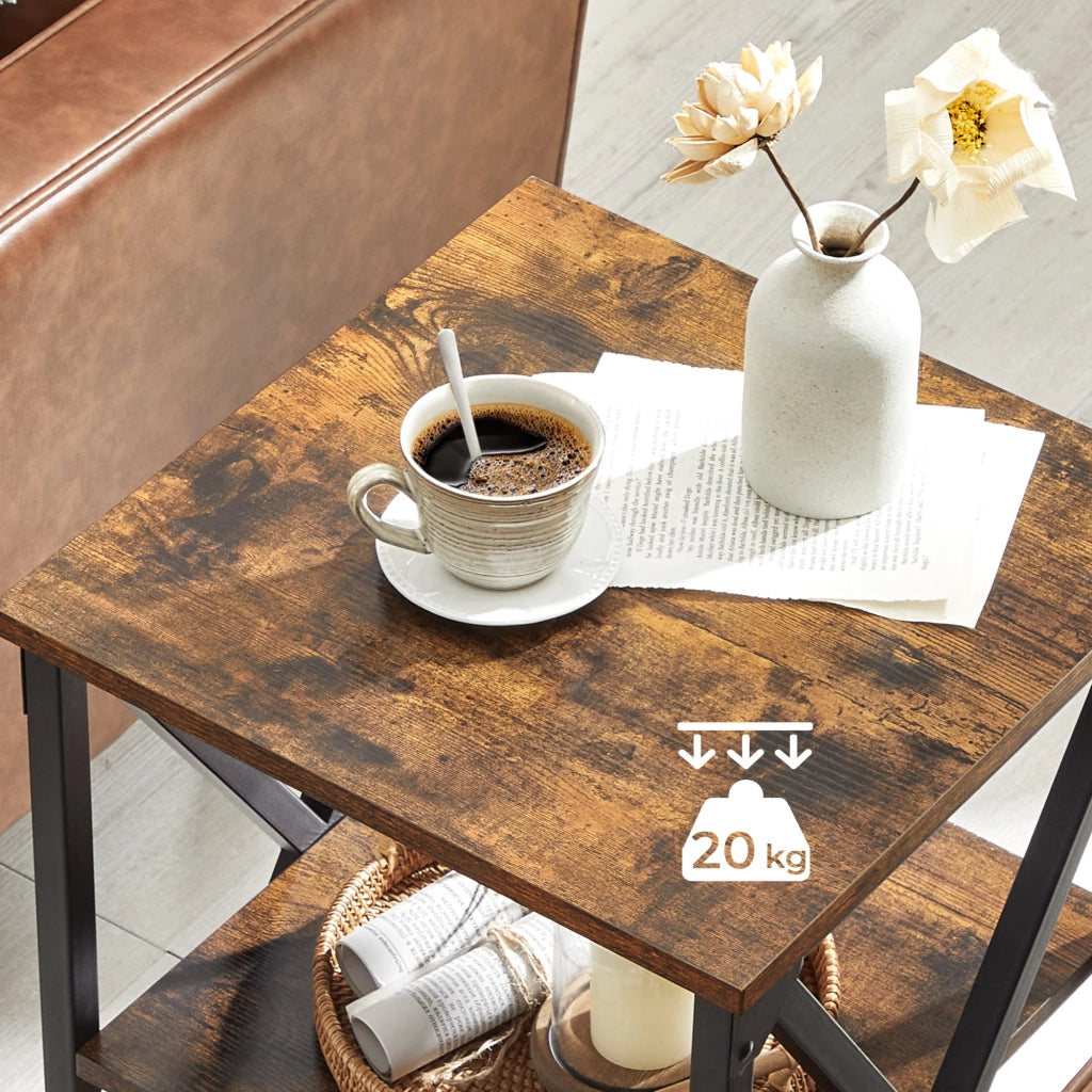 Tavolino da caffè e comodino rustico VALORA - LET278B01