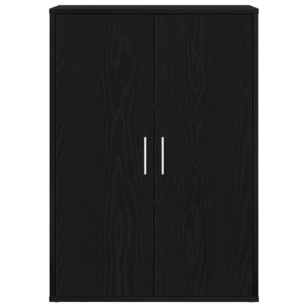 Credenza-Buffet-Armadio da cucina Rovere Nero 60 x 31 x 84 cm Legno multistrato 425760