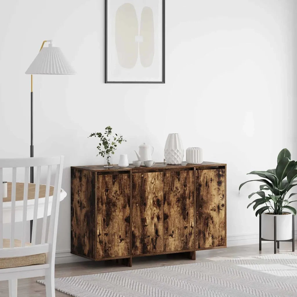 Credenza Rovere fumo 120 x 41 x 75 cm Legno multistrato 3333900