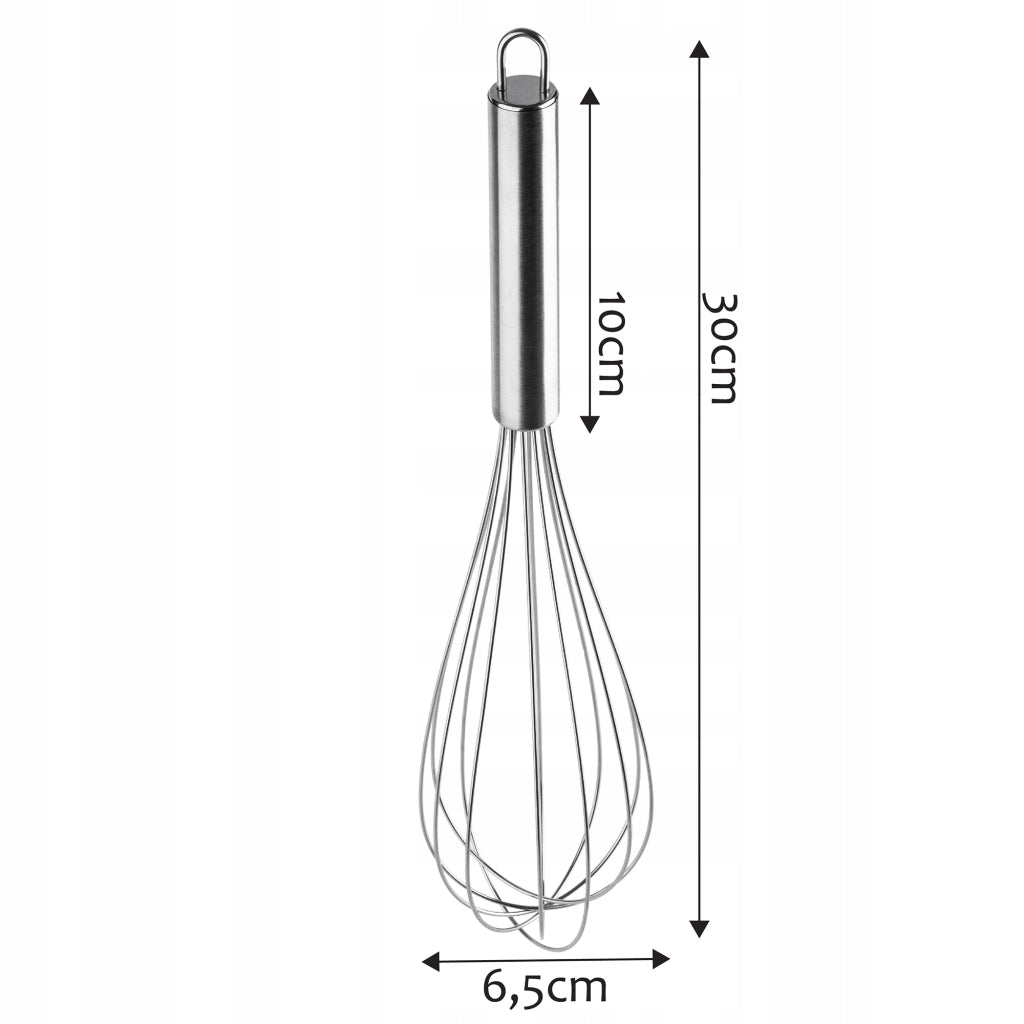 Frusta KADAX per uova, frusta in schiuma, frusta da cucina in acciaio, 30 cm