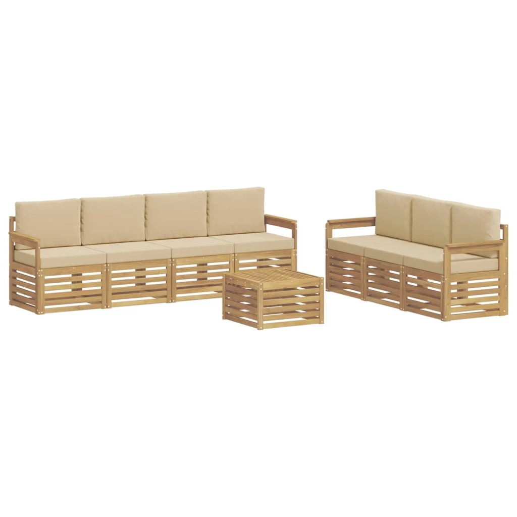 Set divani Legno di Acacia Massello 3391503