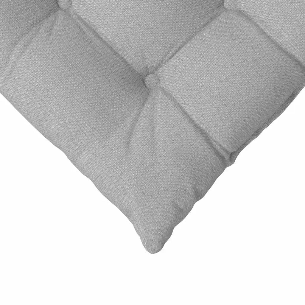 Cuscini per Seduta 4 pcs Grigio Nuvola 40 x 40 x 6 cm Tessuto 42015159