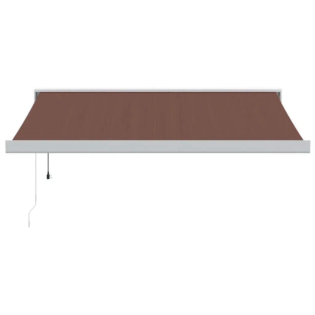 Tenda da Sole Retrattile Automatica Marrone 350x250 cm 3215729