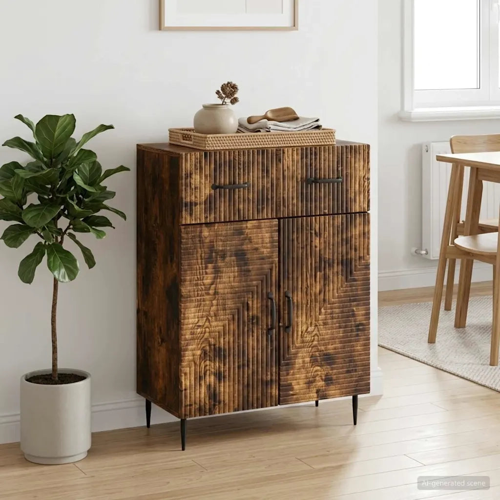 Credenza Rovere Fumo 66 x 34,5 x 89,5 cm Legno ingegnerizzato 894870