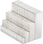 100 pezzi di magneti piccoli forti, 4 diverse misure magneti neodymium magneti extra forti per lavagna magnetica, magneti forti rettangolari per armadietti, lavagna bianca, lavagna magnetica