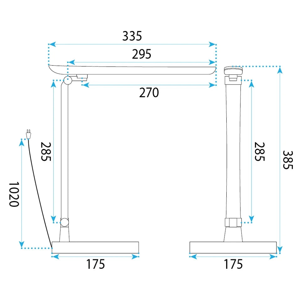 Lampada Da Scrivania Jnh048-t Black