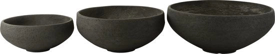 Serie J Line scala Vezelklei - ceramica - nero - 3 pezzi - Ø 69.5 cm
