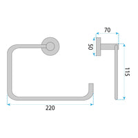 Portasciugamano Da Bagno 5610 Leo Gold
