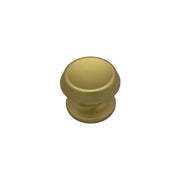 Pomolo fisso per porta SAGUATTI 166/70FB in alluminio oro satinato