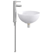 Lavabo da bagno Cromato 32 x 32 x 13 cm Metallo