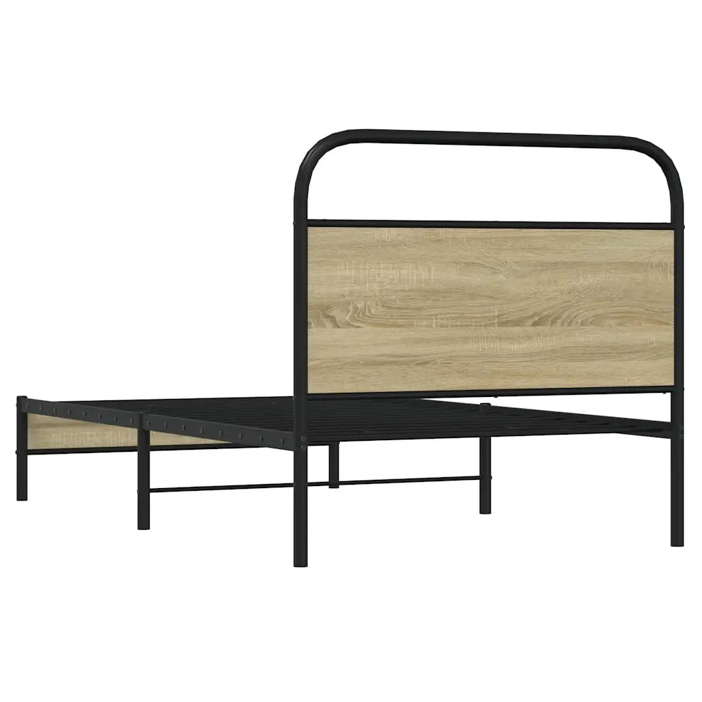 Giroletto senza Materasso Rovere Sonoma 100x190cm in Truciolato 4100404