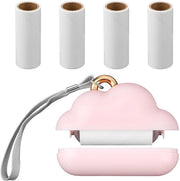 Rollatore per Pluie Mini Portatile - Formato da Viaggio - 150 Nodi Navicelli - Raccoglitore di Peli di Animale - Plastica - 6,4x10 cm - Lintroller