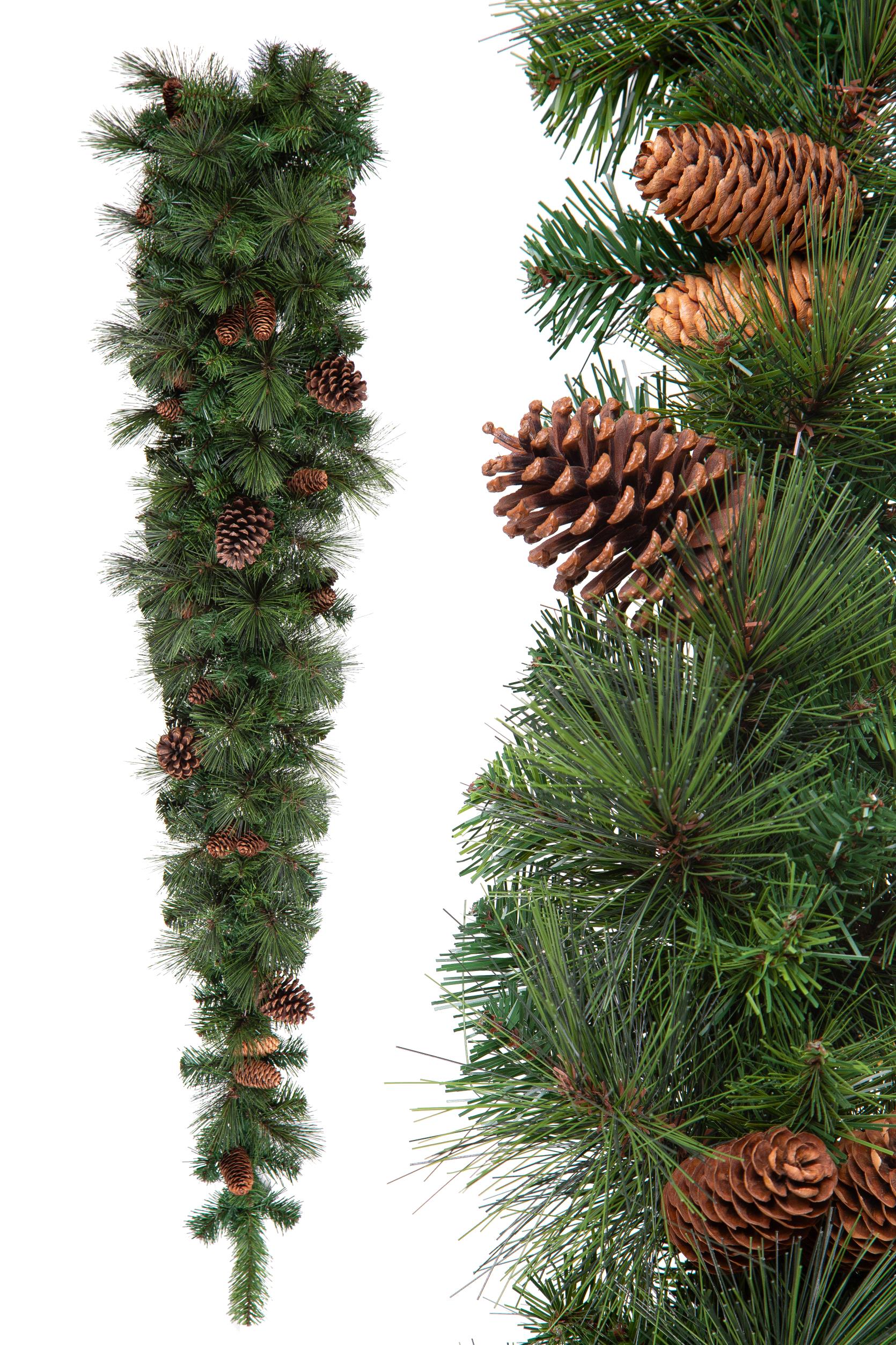 Tear Drop con Pigne e 123 Tips dimensioni 120X50 Verde