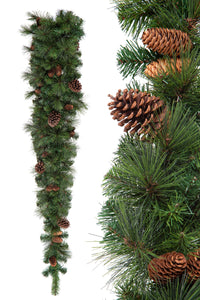 Tear Drop con Pigne e 123 Tips dimensioni 120X50 Verde