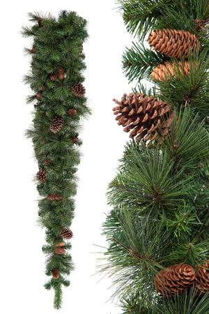 Tear Drop con Pigne e 123 Tips dimensioni 120X50 Verde