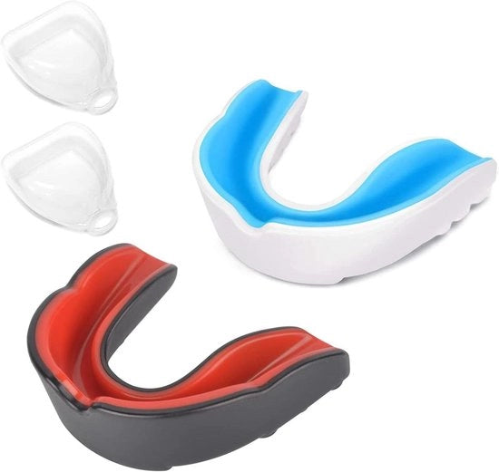 Tecniche di protezione per la faccia per uomini - 2 pezzi Protezione facciale per arti marziali con scatola portatile per pugilato, rugby e kickboxing
