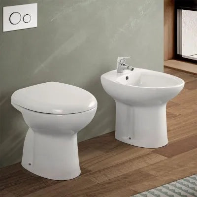Copriwater avvolgente originale serie Clara in abs bianco