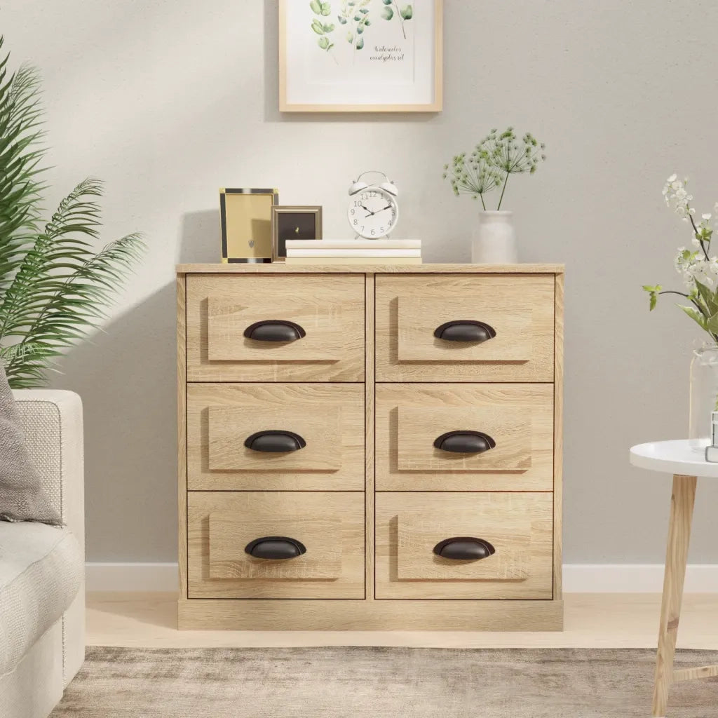 Credenza-Buffet-Armadio da cucina Rovere Sonoma 70x35,5x67,5 cm in Legno Multistrato 481524
