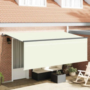 vidaXL Tenda con tende Crema 350 x 200 x 120 cm Tessuto e Metallo