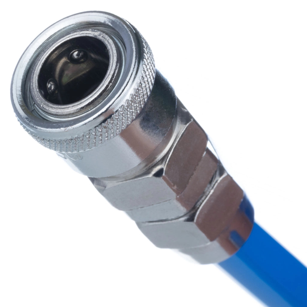 Tubo Pneumatico a Spirale Poliuretanico 8x12mm 5m – Resistente e Flessibile | Pressione 6-10 Bar