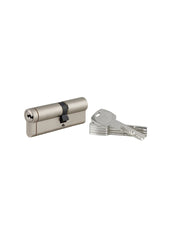 Cilindro europeo Transit 1 40 x 55 mm, nichelato, funzione emergenza, 5 chiavi – THIRARD