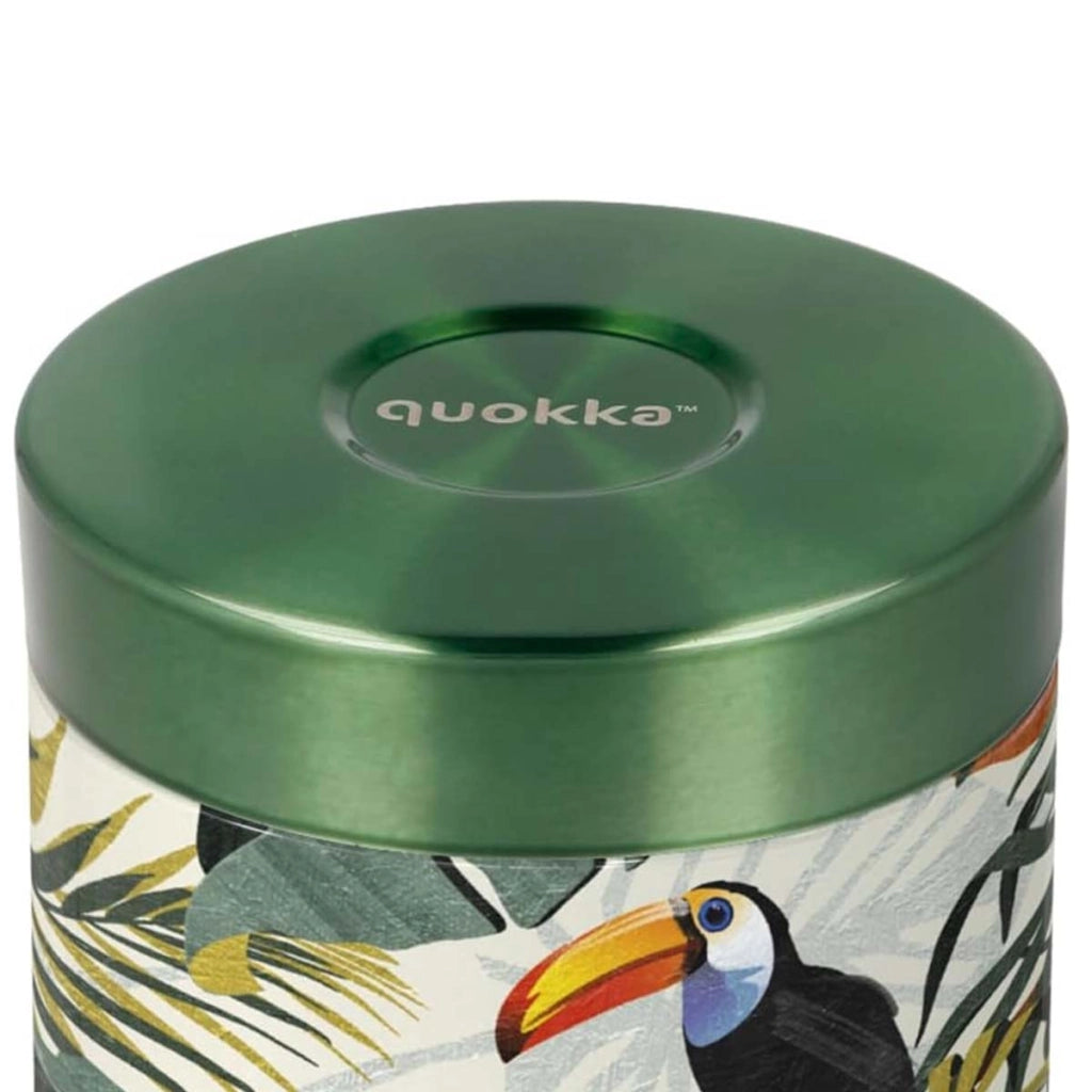 Contenitore Alimentare 360ml Modello Whim con Motivo Tropicale Verde Quokka