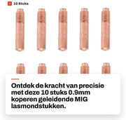 Lasmondstukken 10 Stuks - Sproeiers con Conduttore - Coper - Resistente all'Ossidazione - Alta Temperatura - Superficie Liscia - Contatti a Contatto a Laser