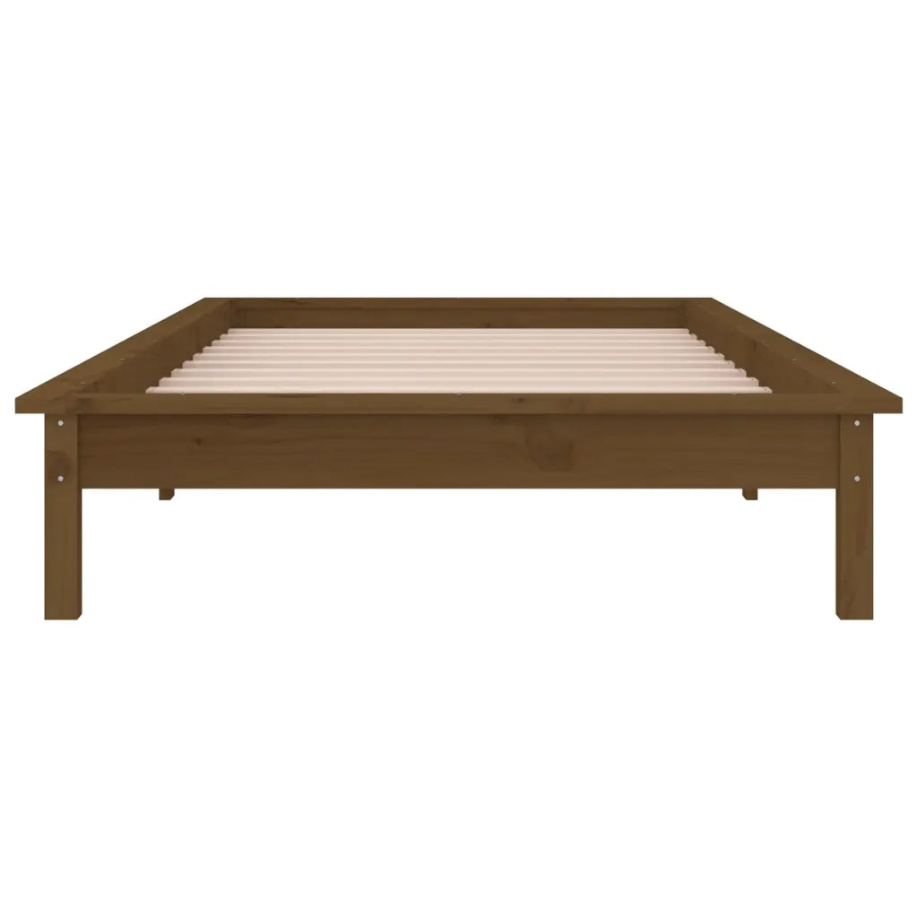 Giroletto LED Miele 75x190 cm 2FT6 Small Single Legno Massello cod mxl 60806