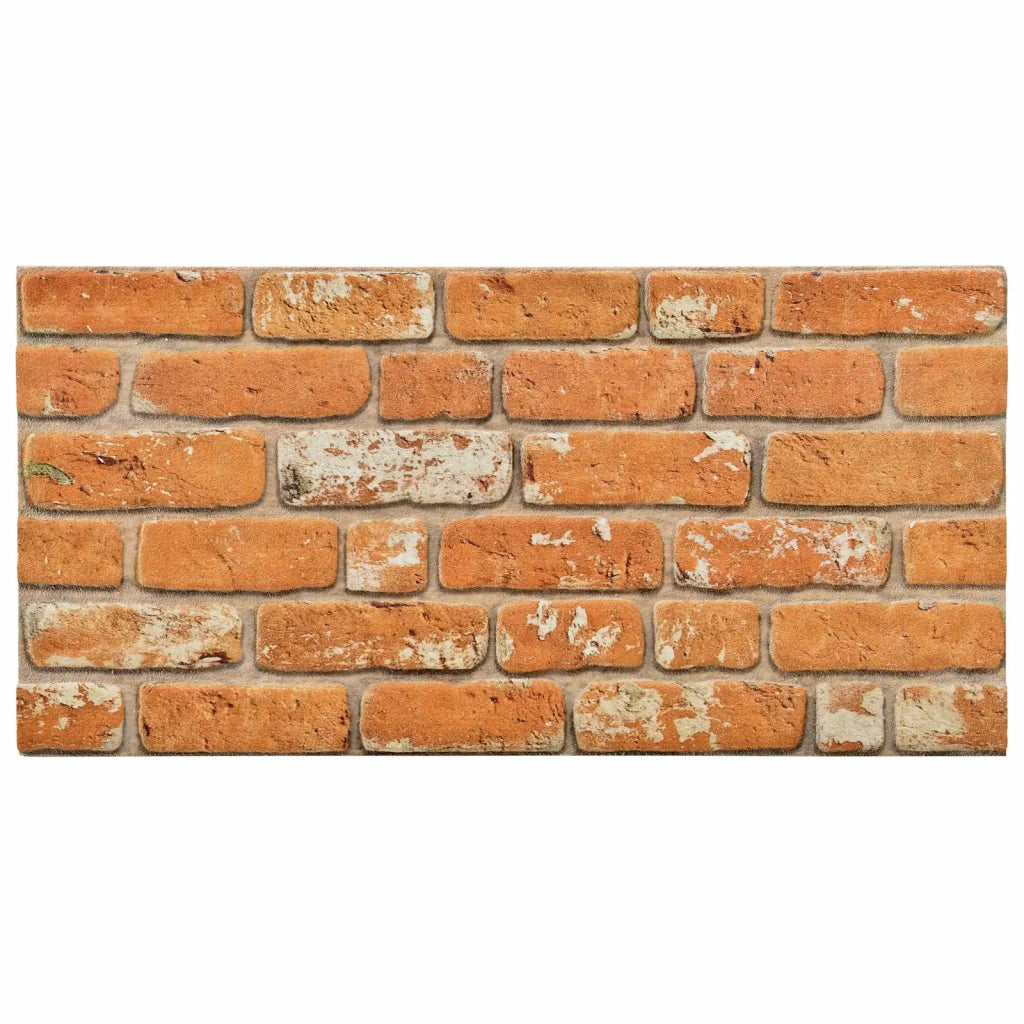 Pannelli da parete 10 pz Mattone 100 x 50 cm Schiuma EPS CFW3308147