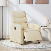 Poltrona Elettrica Reclinabile Crema in Tessutocod mxl 108867