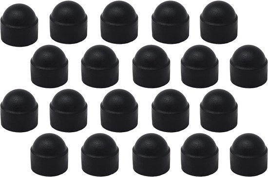 Zastawki zębate ronde - M12 x SW19 mm - Alta qualità e robusta - Nero - Per viti e capociocchetti - Contenuto 20 pezzi - Adatto per...