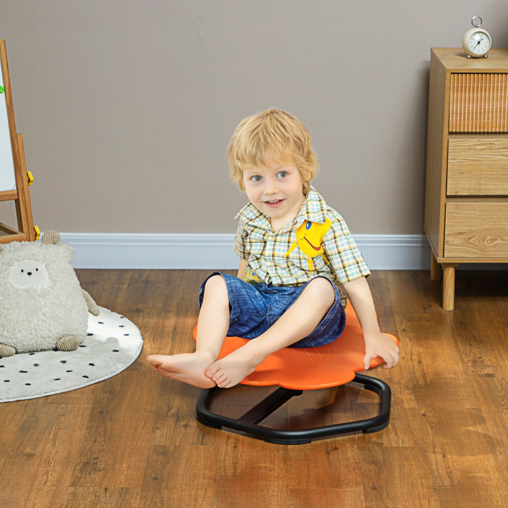 Sedia girevole per bambini sensoriale ¨C zephmum ¨C plastica arancione