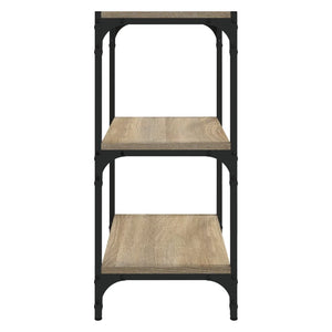 Libreria Rovere Sonoma 40x33x70,5cm Legno Multistrato e Acciaio cod mxl 16331