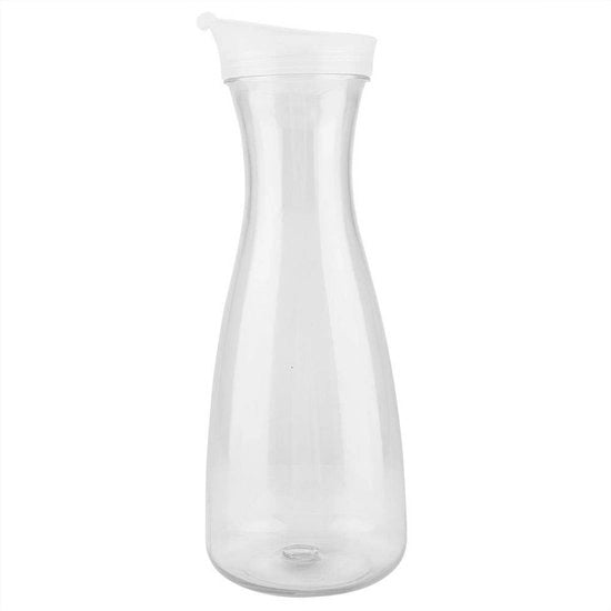 Bicchiere per acqua 1600ml - Acquario trasparente - Bottiglia per acqua - Contenitore per ghiaccio - Termos per latte - Coperchio - Design sostenibile - Bicchiere per bevande