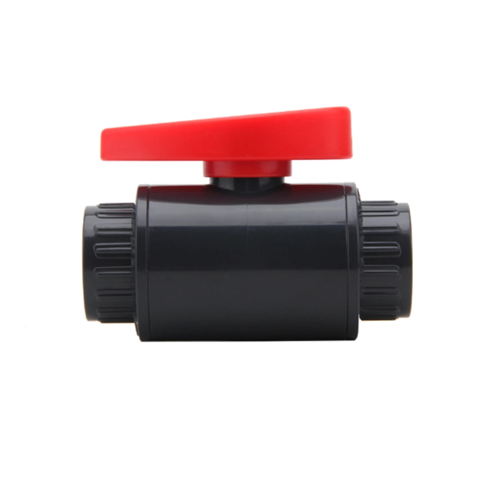 Aquariumline PVC Ballvalve grigia ad incollaggio Ø20mm - valvola di chiusura a sfera