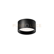 GPL333H- FARETTO LED  IN ALLUMINIO NERO SATINATO 2700K 901LM 12W D.12CM