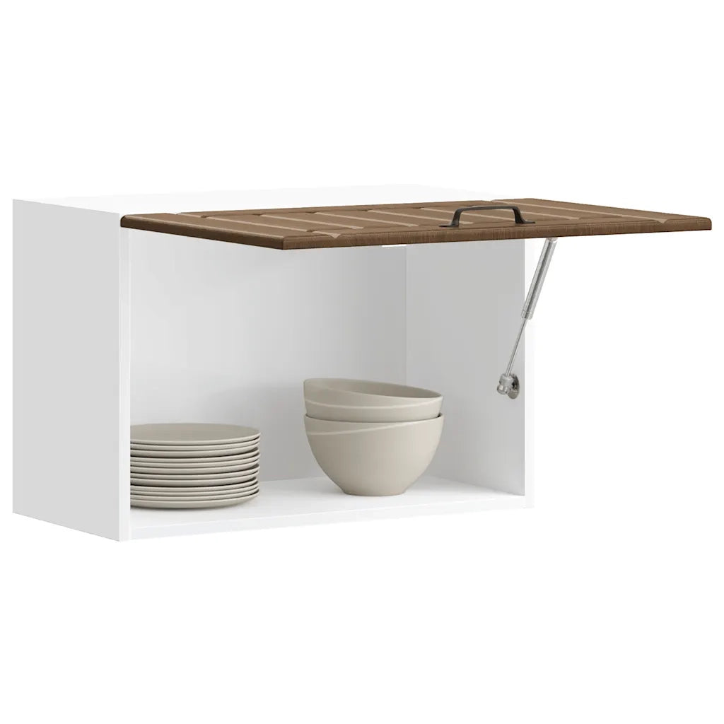 Pensile da Cucina-Mobile Cucina da Parete Lucca Rovere Marrone in Legno Multistrato 689622