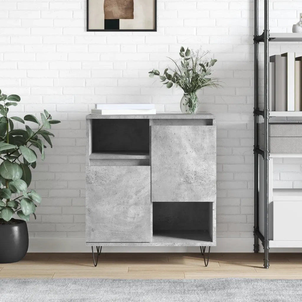 Credenza Grigio Cemento 60x35x70 cm in Legno Multistratocod mxl 79952