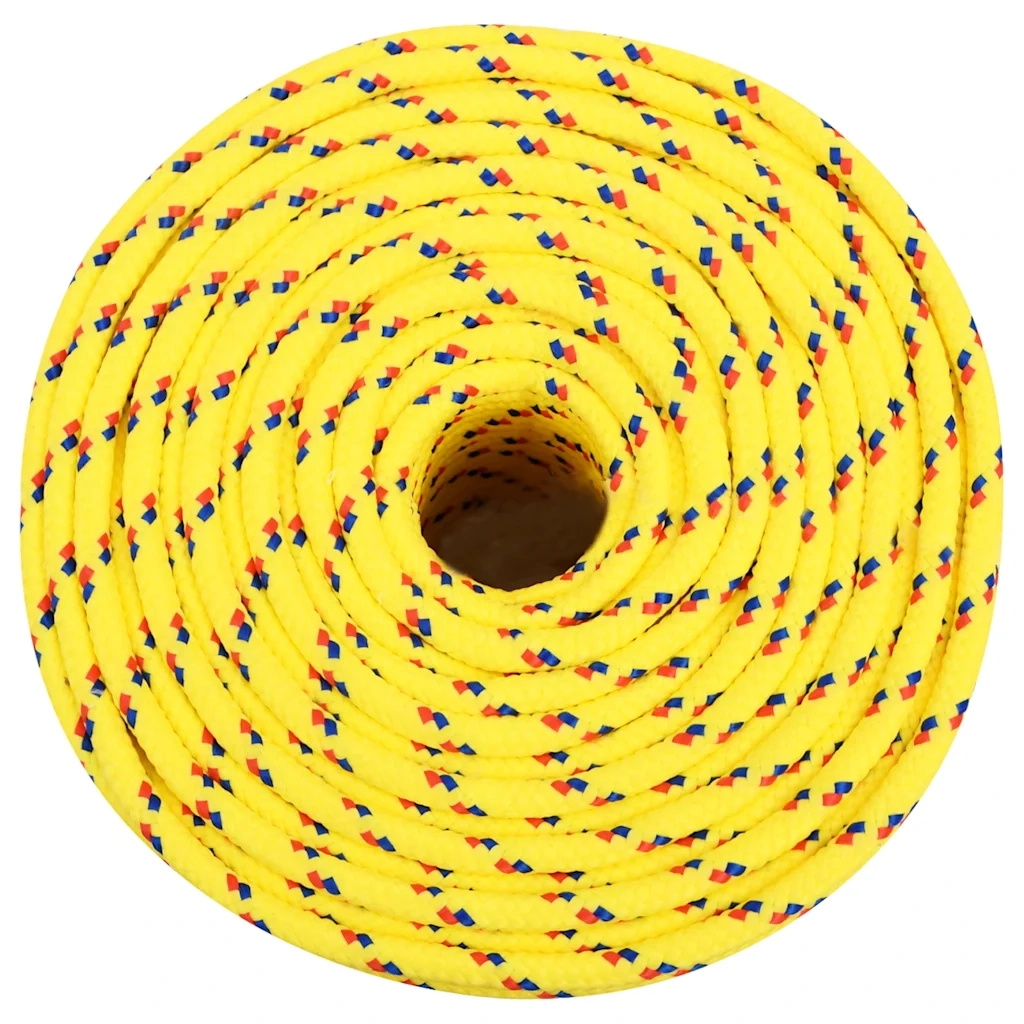 Corda Nautica Gialla 6 mm 25 m in Polipropilene