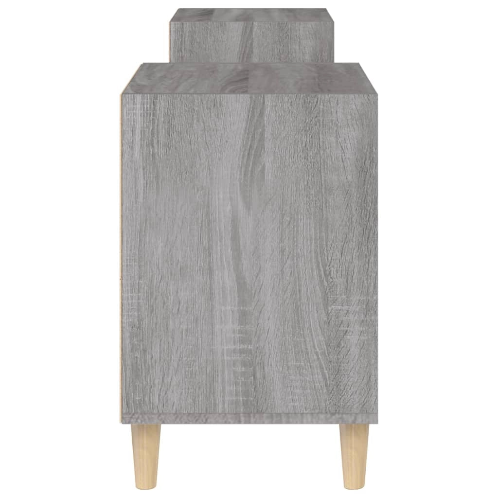 Mobile TV multimediale mensola TV credenza TV sala da pranzo soggiorno camera da letto Sonoma 160 x 35 x 55 cm legno ingegnerizzato grigio 02_0028419