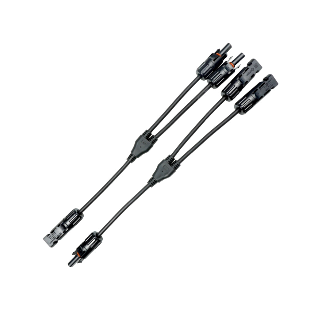 Alcapower Connettori Solari Tipo-Y MC4 per Cavi Fotovoltaici 4mm² 1000V 30A Set di Connettori Parallelo per Impianti Solari ad Alta Efficienza