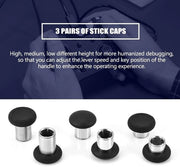Kit di sostituzione per controller - Set di manopole - Stickcaps - Pulsanti direzionali metallici - Migliorata la sensibilità - Facile da sostituire - Controller per videogiochi