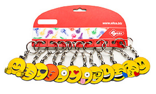 silca cartella 12 portachiavi emoji cod:ferx.95126