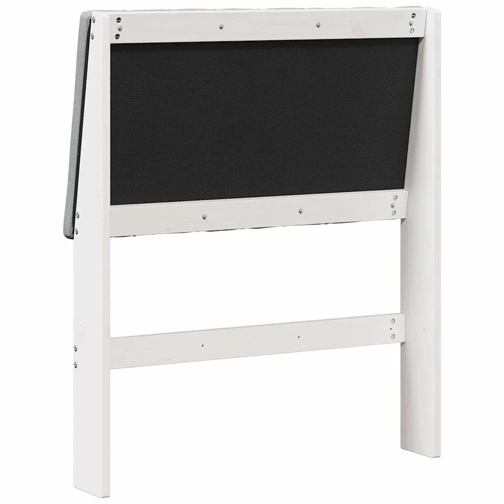 Testiera | Testata imbottita Grigio chiaro 75 cm Pino massello