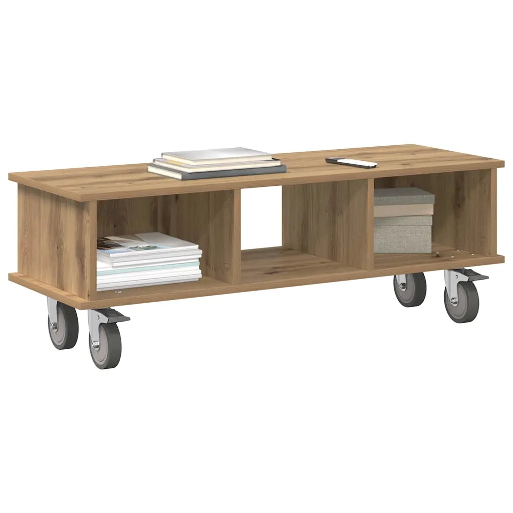 Supporto TV Rovere artigianale 100 x 35 x 35 cm 891039