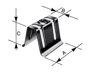 bs cavallotti x lamiera grecata 50x20x40 (pz.10) cod:ferx.95136