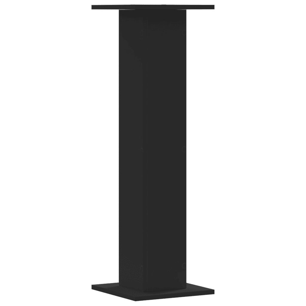 Supporti Altoparlanti 2 pz Neri 30x30x95cm in Legno Multistrato CFW9394811