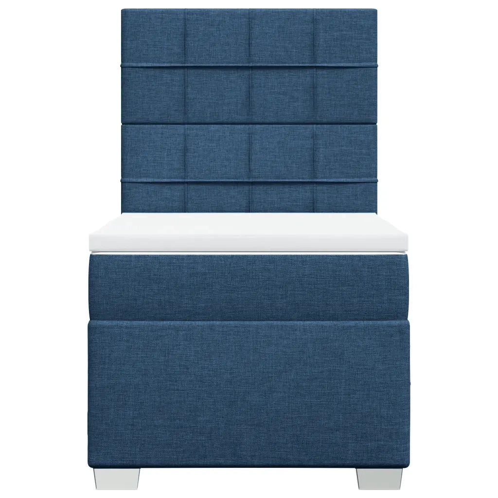 Giroletto a Molle con Materasso Blu 90x190 cm in Tessuto 3292649
