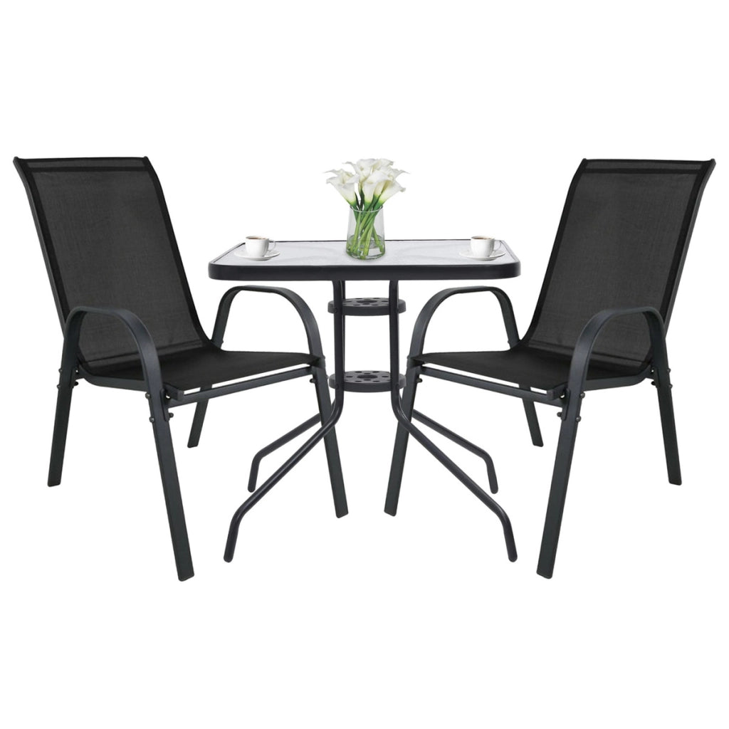 Set bistrot da giardino Island con tavolo e 2 sedie Sofia